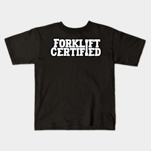 Forklift Certified Meme Kids T-Shirt